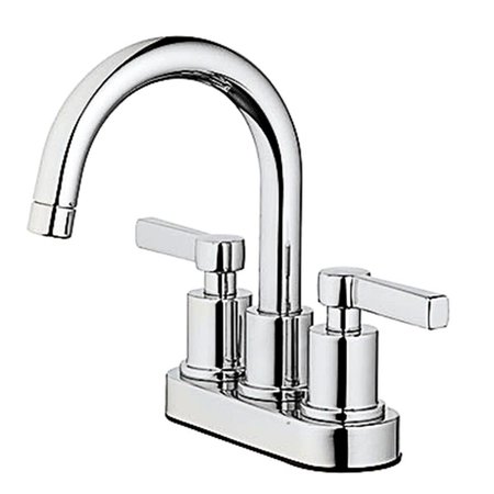 HOMEWERKS HomePointe Mid Arch Lavatory Faucet with 2 Handle - Chrome 242098